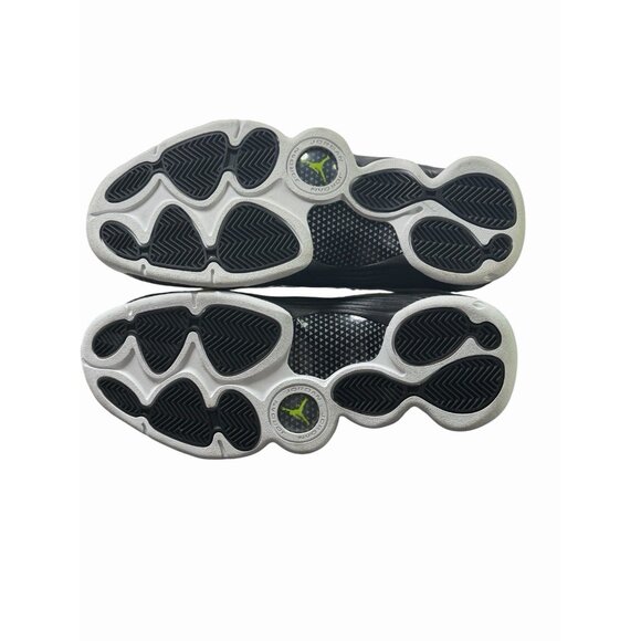 NIKE JORDAN JUMPMAN TEAM II SIZE 9.5( 819175 -102 ) WHITE / VOLT-BLACK-WOLF GREY - Picture 3 of 7